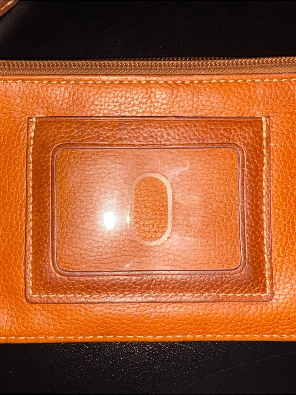 Dooney & Bourke Logo Lock Toscana Leather Shoulder Bag AND Pouch-Lily